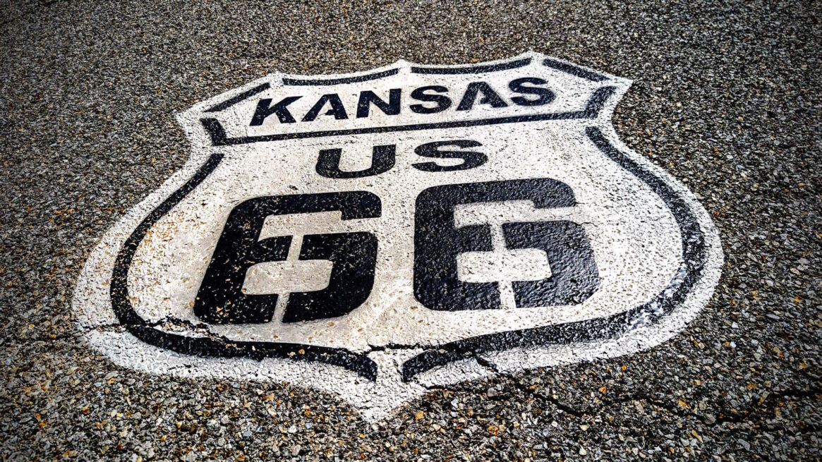Kansas Route 66 Marker